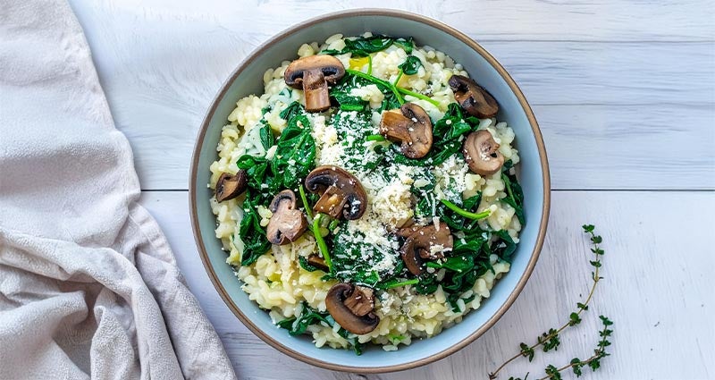 Mushroom risotto