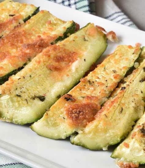 Zucchini parmesan wedges