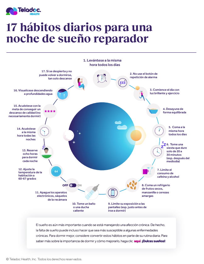 17 hábitos diarios para un sueño reparador