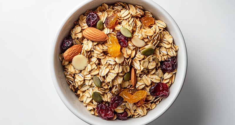 The crew: Cranberry orange crunch granola.