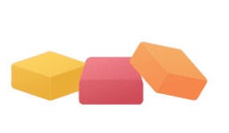 Assorted fruit chew candies illustration