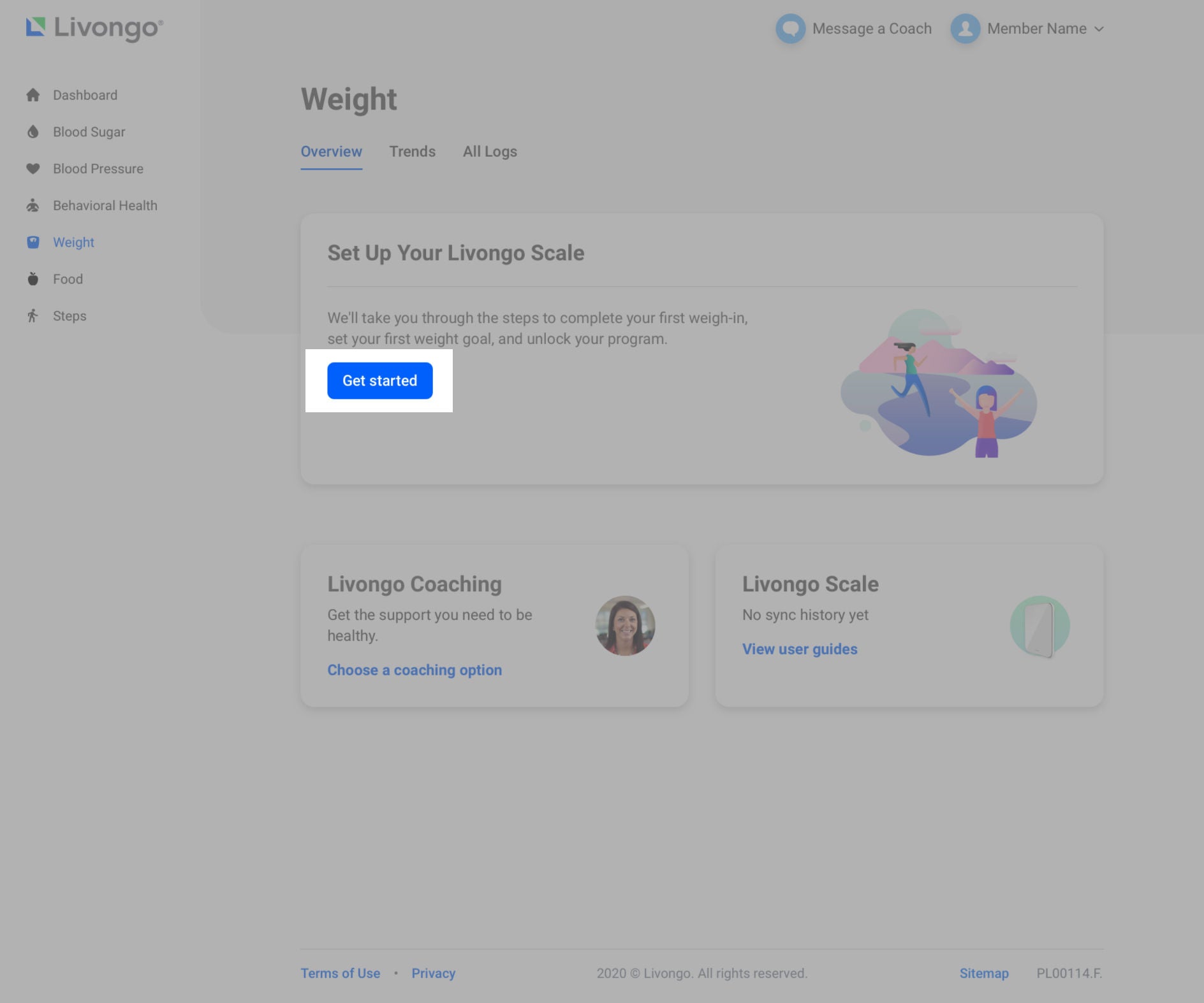 How to set up your scale and complete your first weigh-in