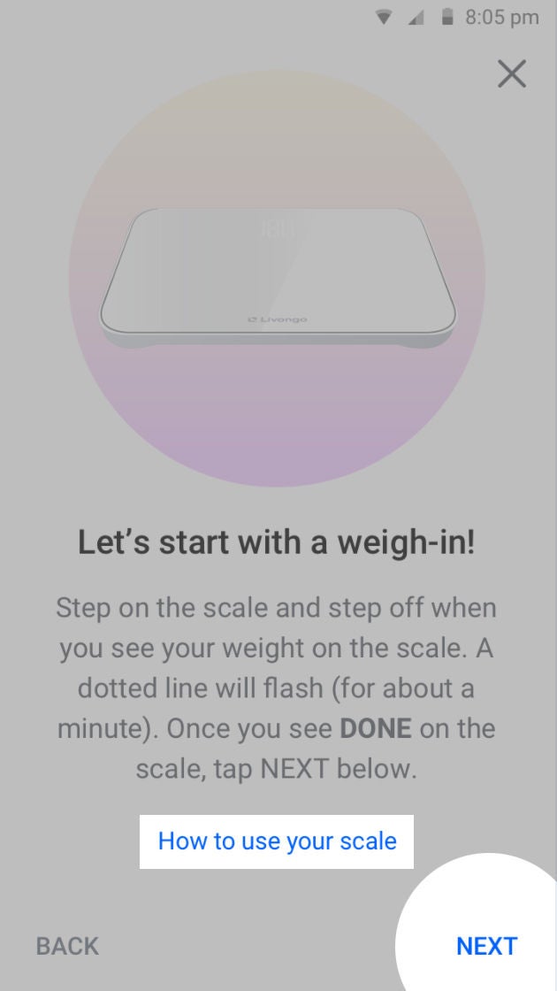 How to set up your scale and complete your first weigh-in