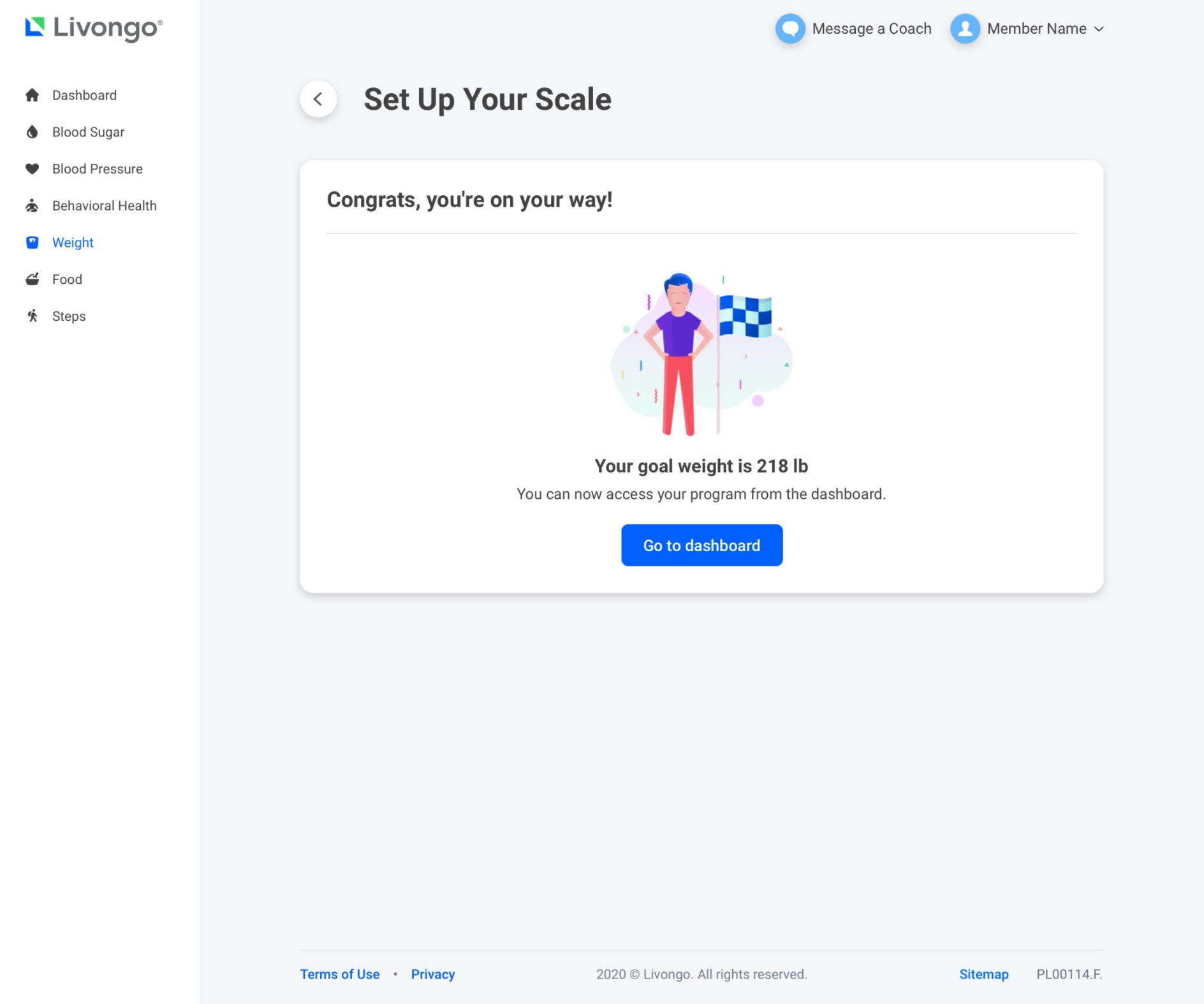 How to set up your scale and complete your first weigh-in