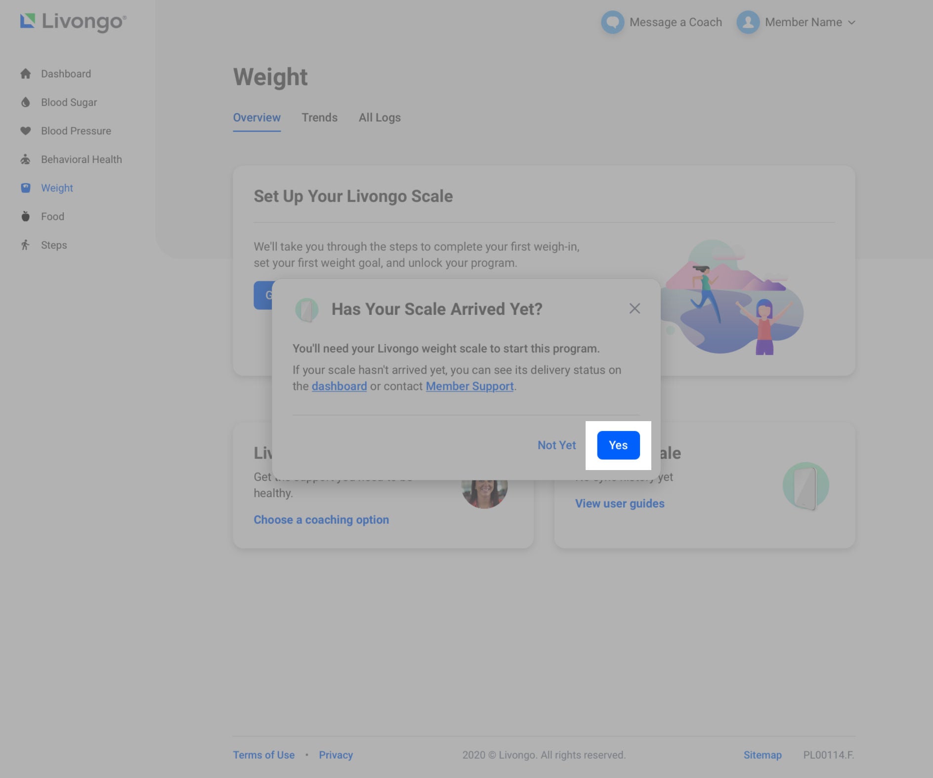 How to set up your scale and complete your first weigh-in