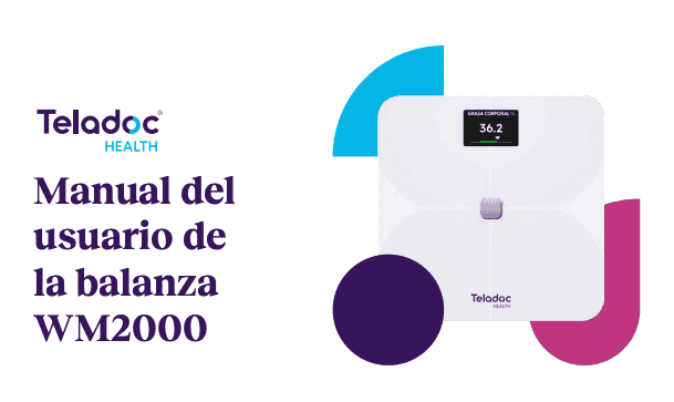 Manual del usuario de la balanza Teladoc Health WM2000