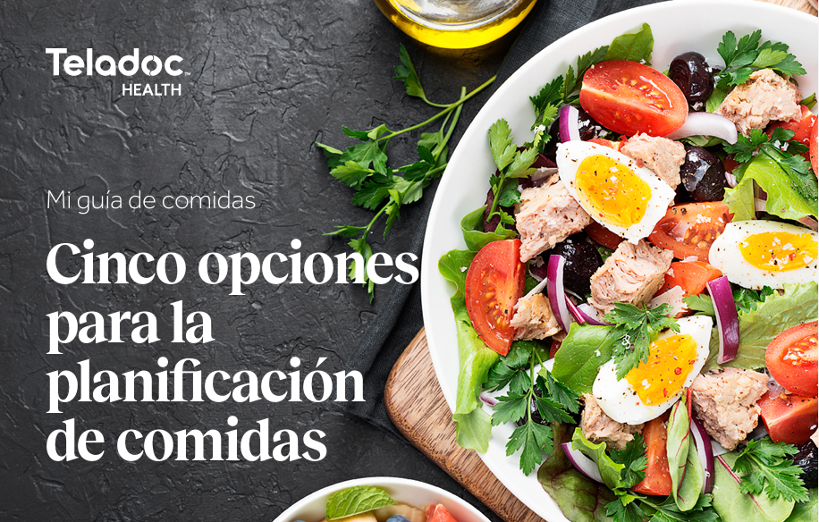 Guía de comidas de 1,600 calorías