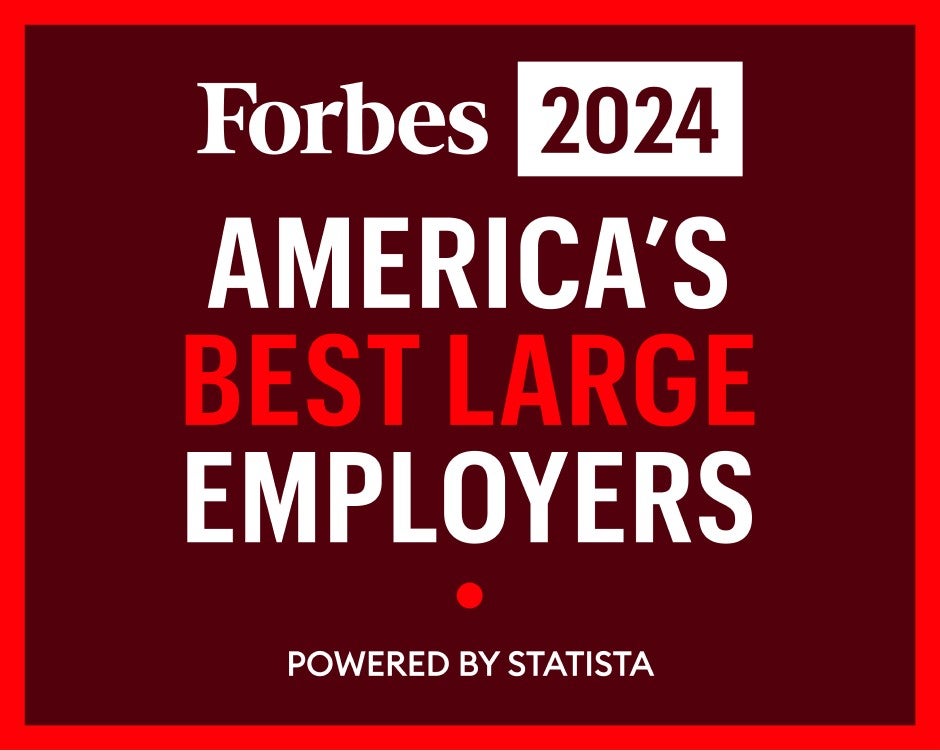 Forbes 2024 America's best large employers logo