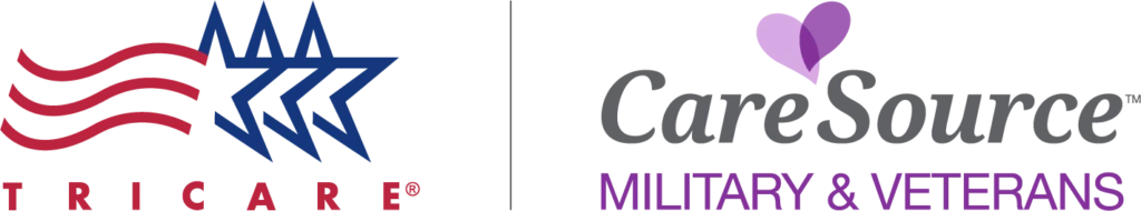 TRICARE CareSource Military and Veterans Logo