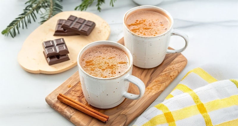 Calm your mind with foods: hot chocolate