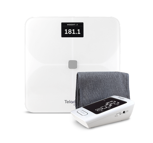 Teladoc Health blood pressure monitor, cuff and smart scale