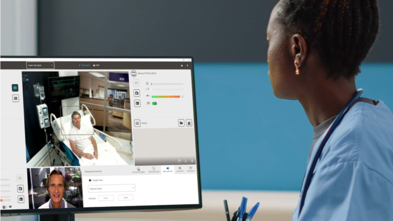 Teladoc Health virtual nursing platform for hospital care teams.