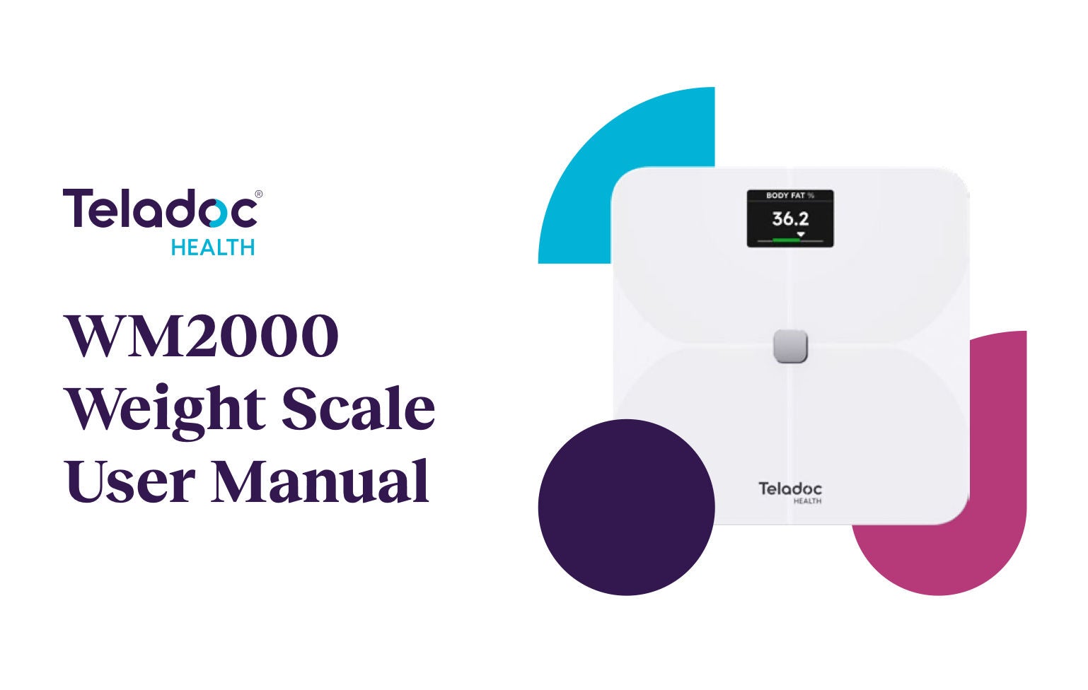 Teladoc Health WM2000 weight scale user manual