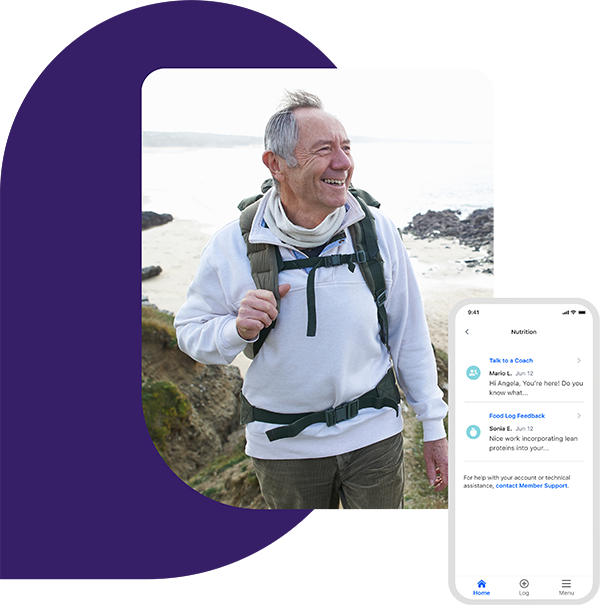 Nutrition app screen