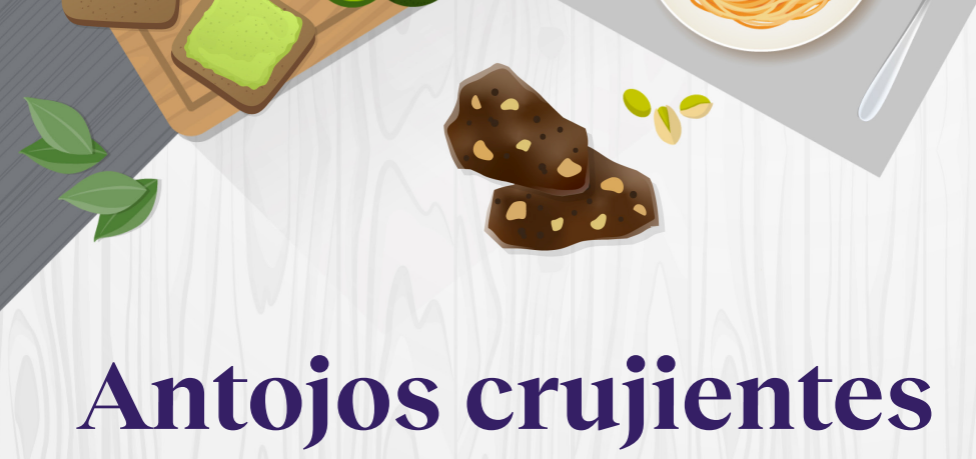 Plan de comidas de un día: antojos crujientes