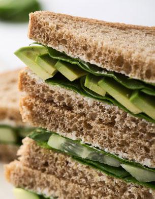 California hummus sandwich