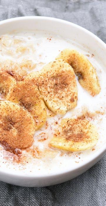 Peanut butter banana yogurt bowl