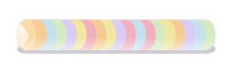Chocolate cream-filled snack and its wrapper illustration