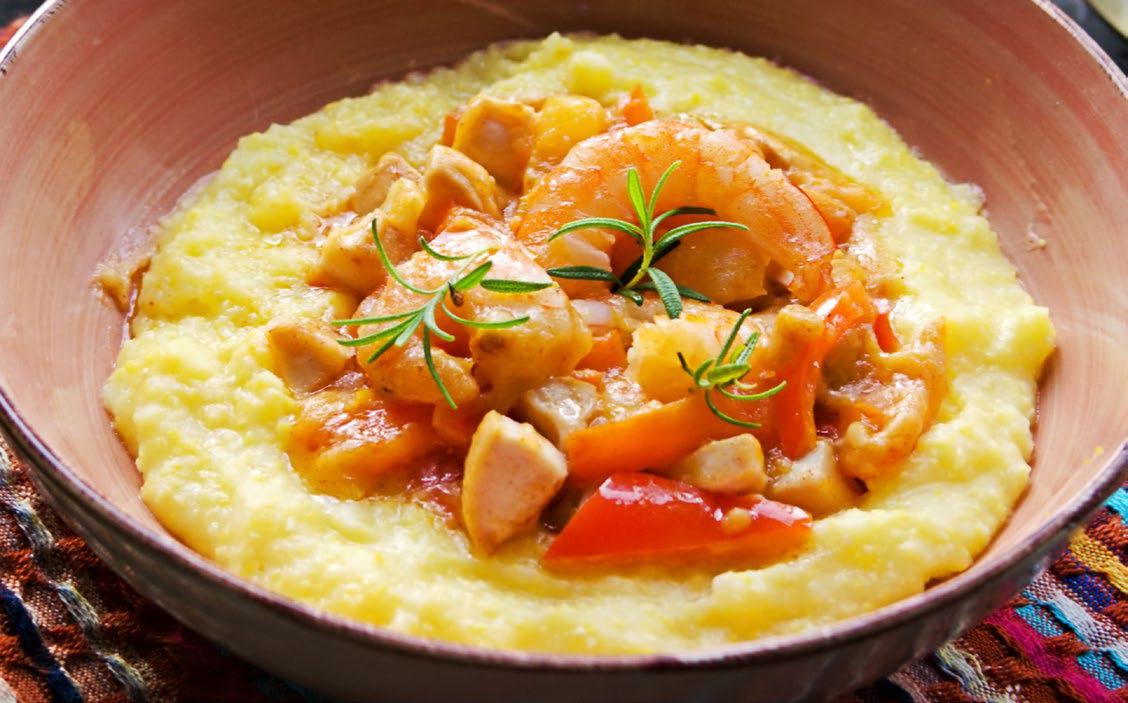Shrimp & stone-ground grits