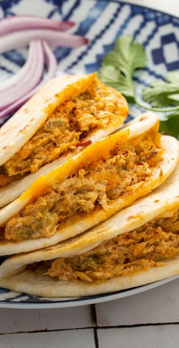 Pressure Cooker Salsa Chicken Tacos