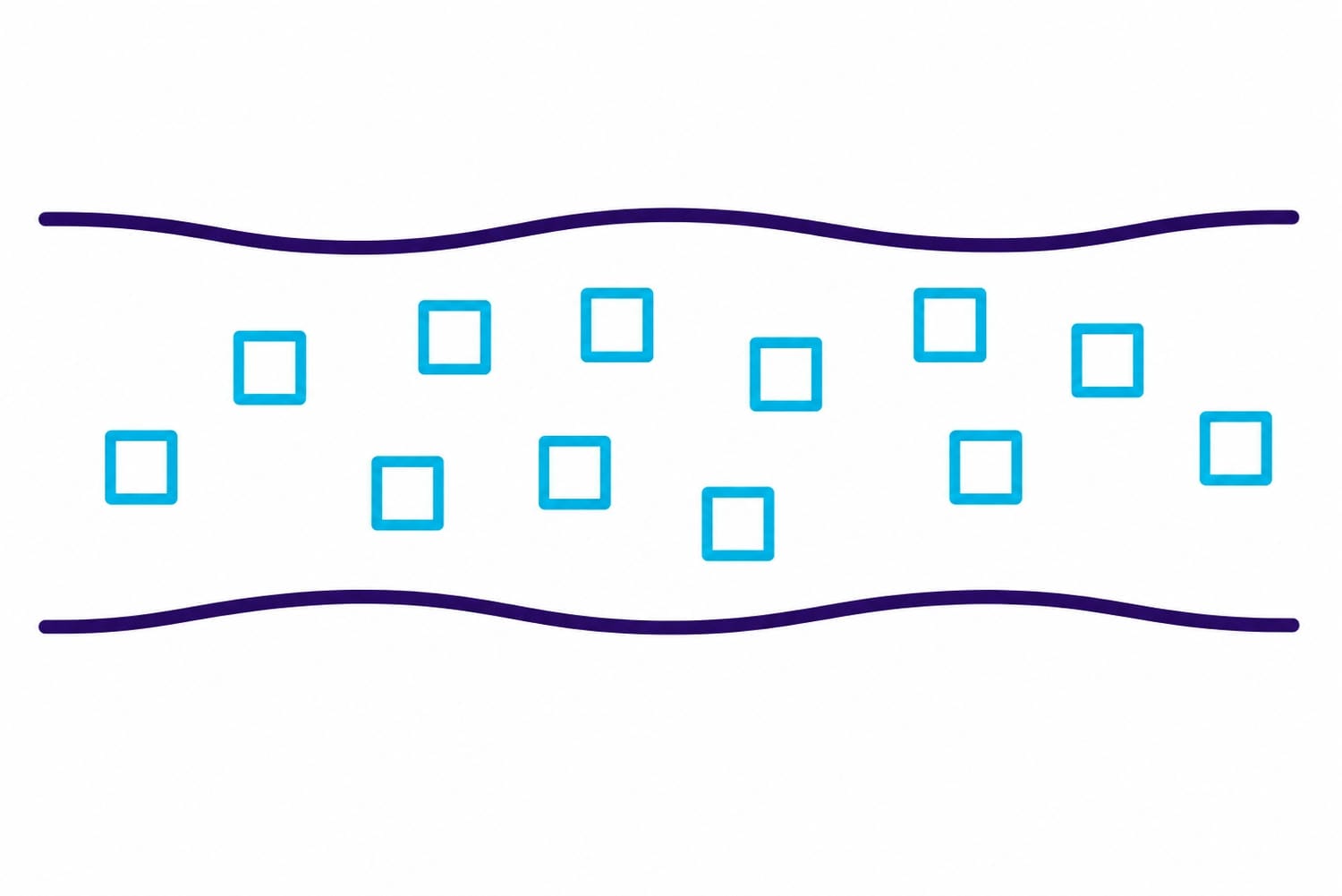 Illustration showing blood sugar remaining in the bloodstream when insulin is absent or ineffective.