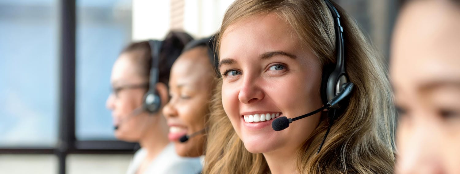 Woman with headphones