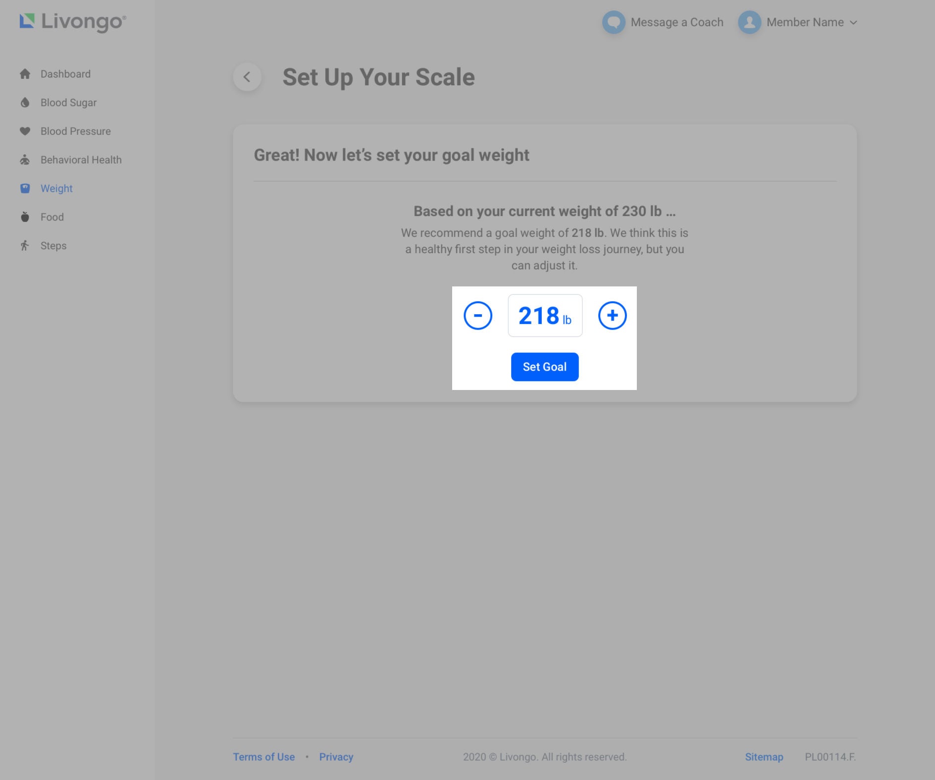 How to set up your scale and complete your first weigh-in