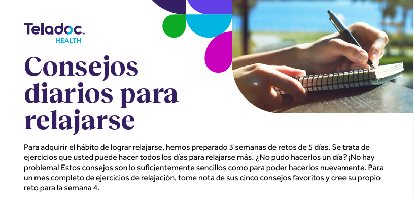 Consejos diarios para relajarse