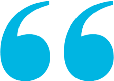 Aqua quotation mark