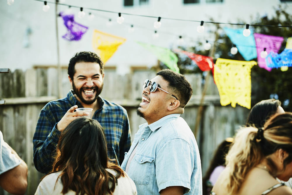 latinos at a party