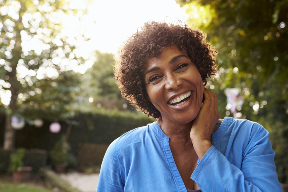 Mujer sonriendo
