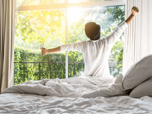 Waking man