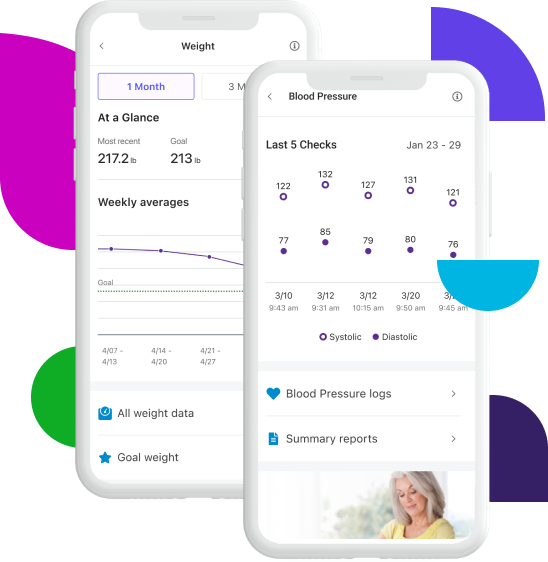 Hypertension app screen