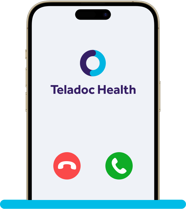 Screen showing a Teladoc Health Welcome Kit