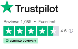 Trustpilot 4.6 stars 