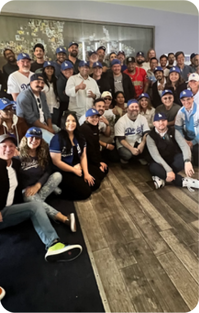 Goleta colleauges gather for L.A. Dodgers game