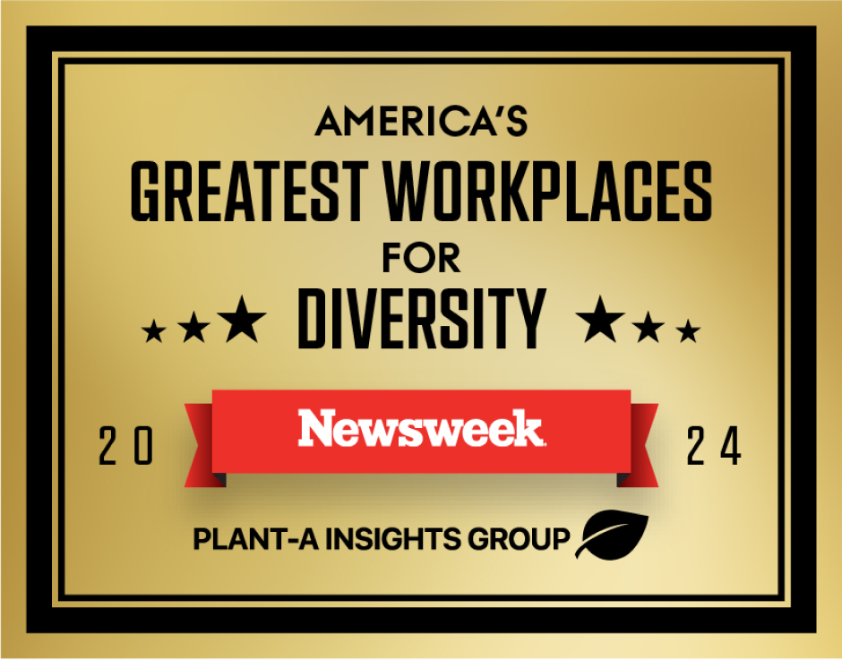 Newsweek America's greatest workplaces for diversity logo