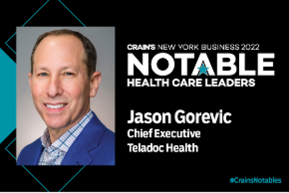 Crain’s New York notable health care leaders logo