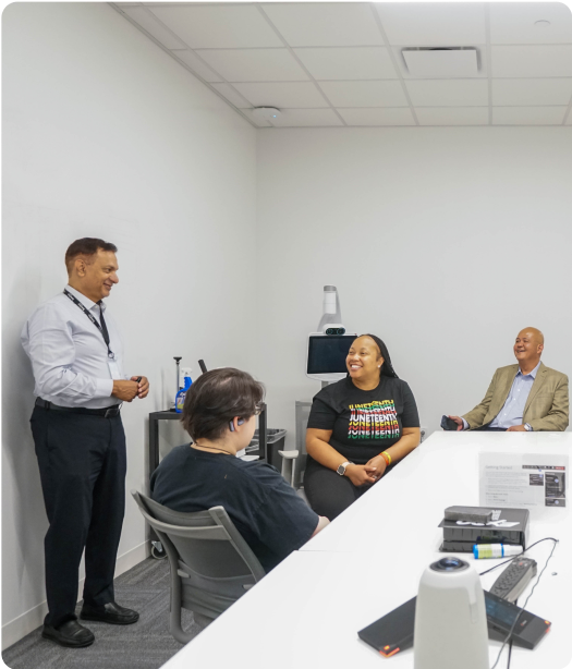 People in a conference room