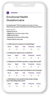 Screen showing a Teladoc Health account