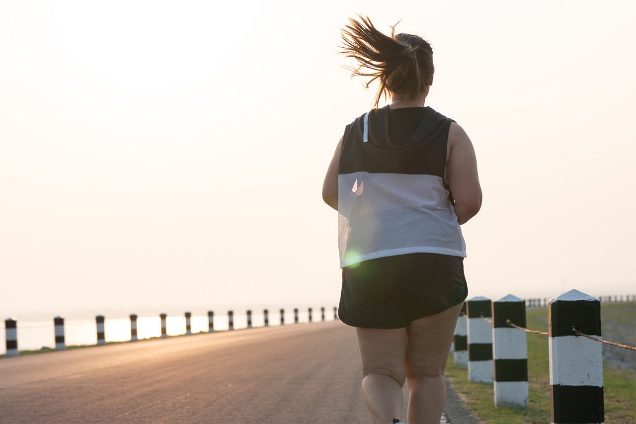 girl running