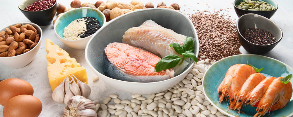 Foods highest in phosphorus. Healthy eating concept. 