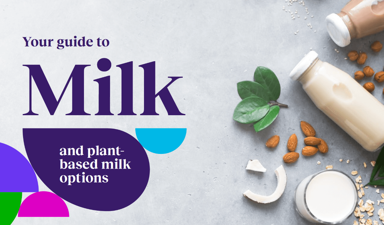Your guide to milk and plant-based milk options