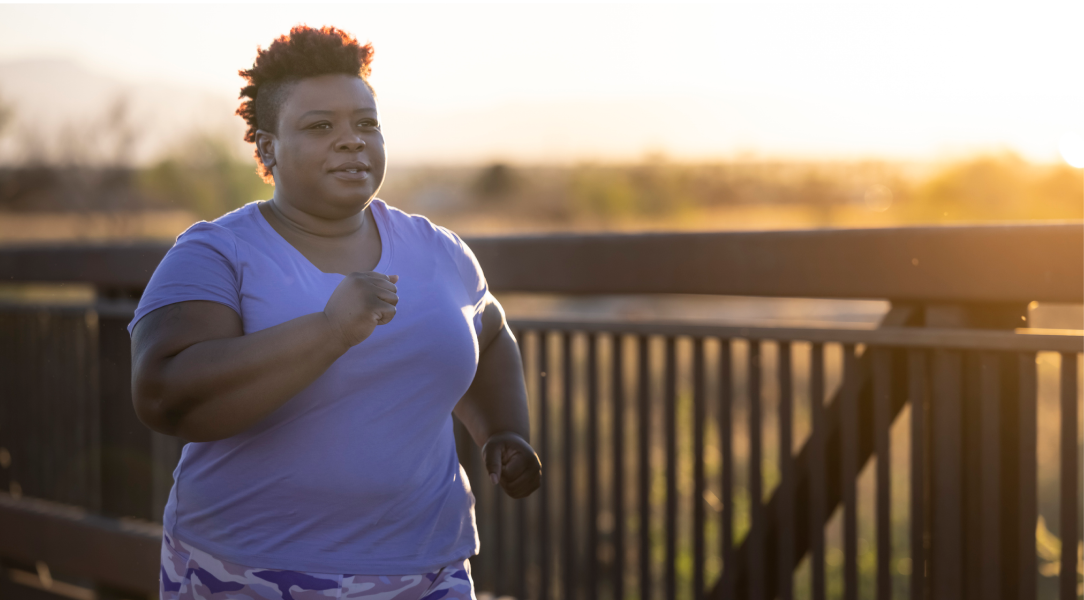 Woman running