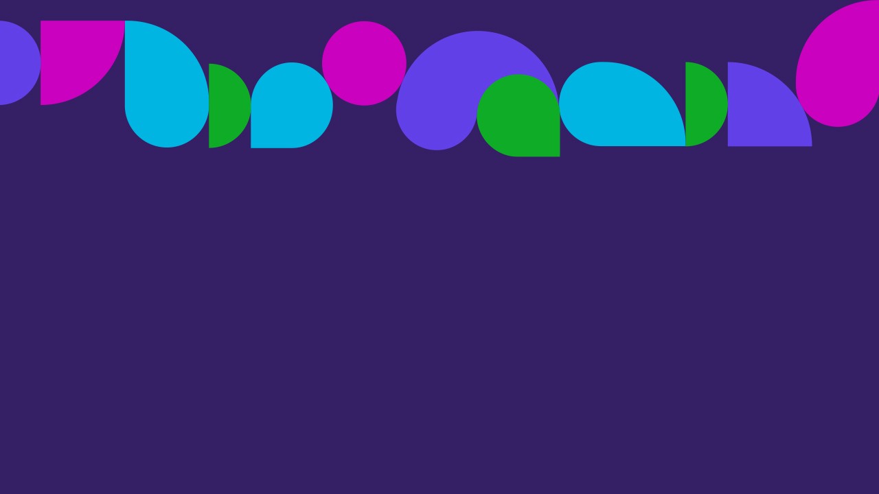 Purple background with different color pavers