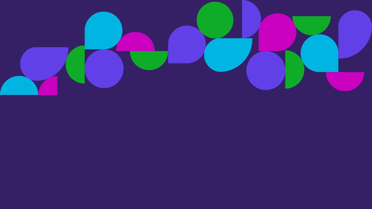 Purple background with different color pavers