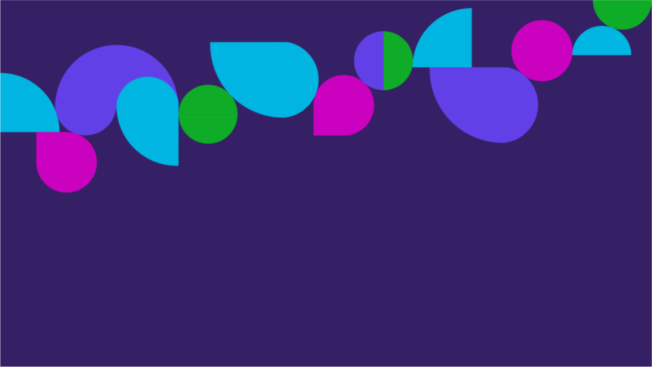 Purple background with different color pavers