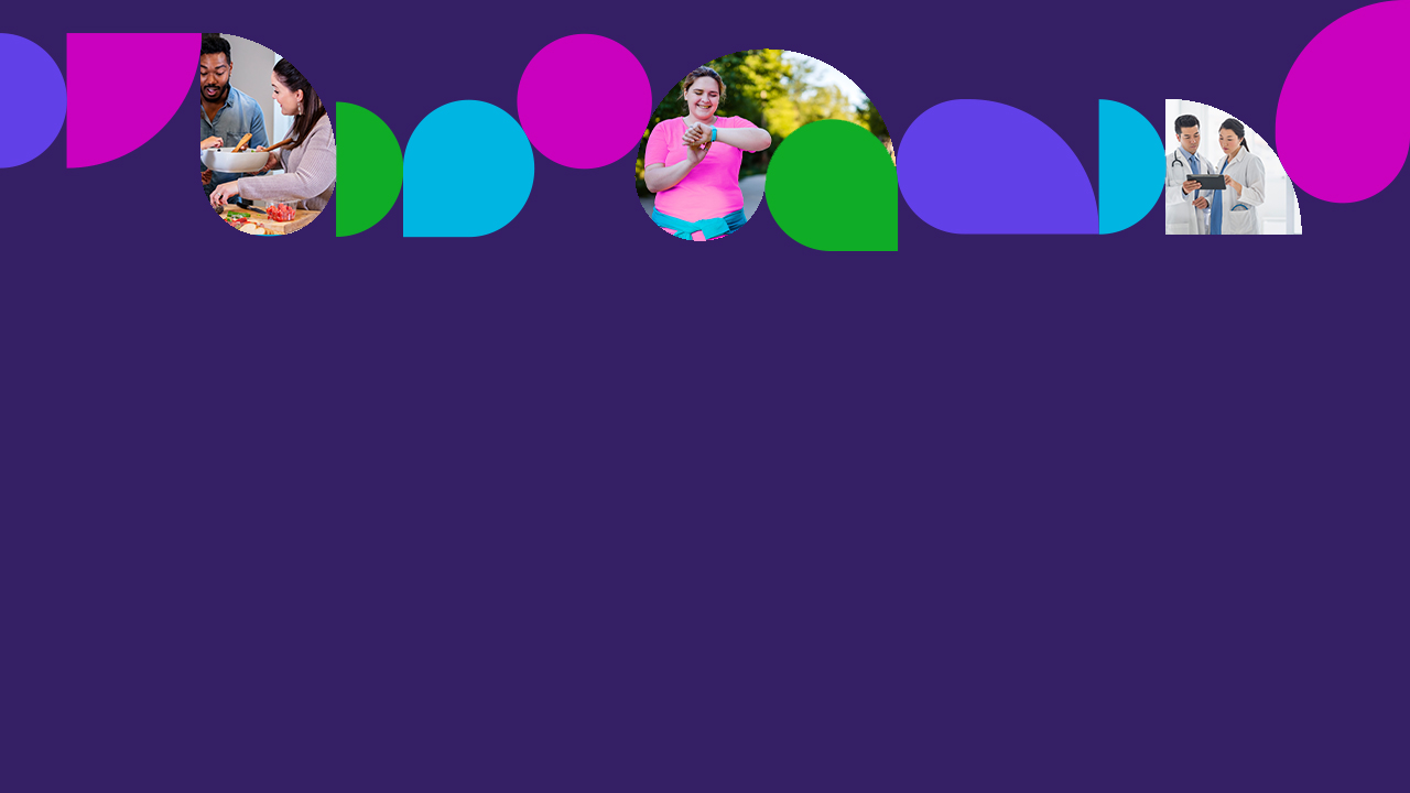 Purple background with different color pavers
