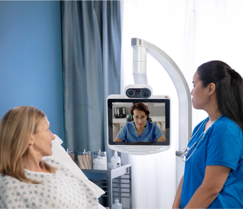  Group of persons on a videoconference