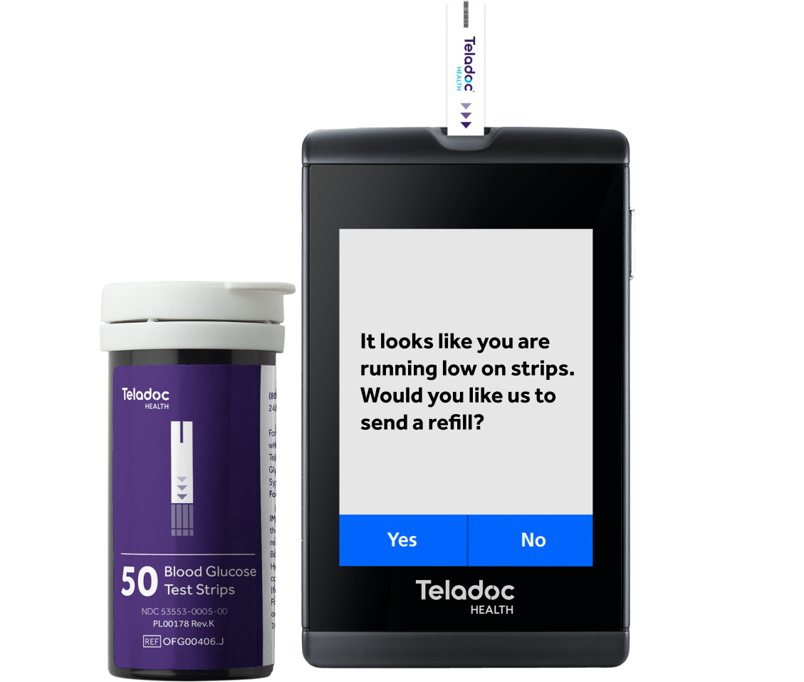 Blood Glucose Meter and test strips.